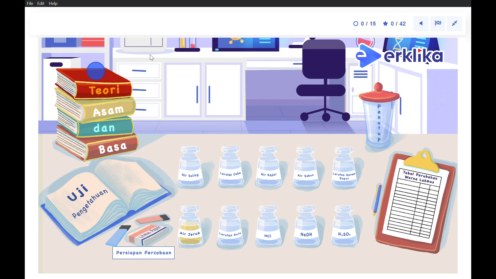 Interactive Multimedia Learning Game Map